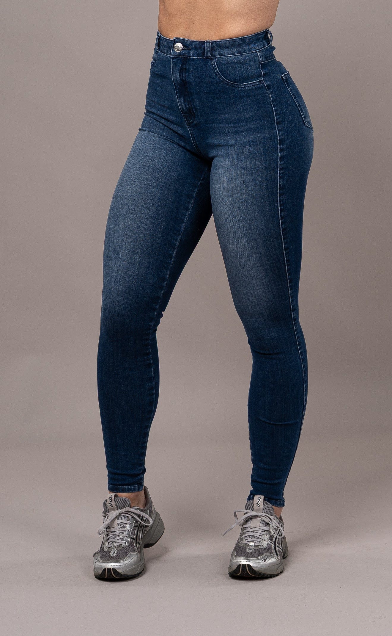 Womens 360 High Waisted Fitjeans - Azure Blue - Image 3